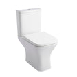 Kartell K-VIT Primo Square rimless short projection open back pan in white gloss - PRI-SP-SQ