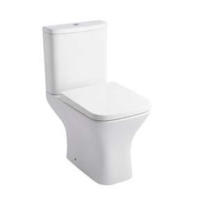 Kartell K-VIT Primo Square rimless short projection open back pan in white gloss - PRI-SP-SQ