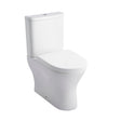 Kartell K-VIT Primo Round rimless closed back close coupled pan in white gloss - PRI-WC-RO