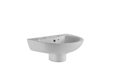 Kartell K-VIT Proton 540mm 2 Tap Hole Basin- White Gloss (PRO540BAS2)