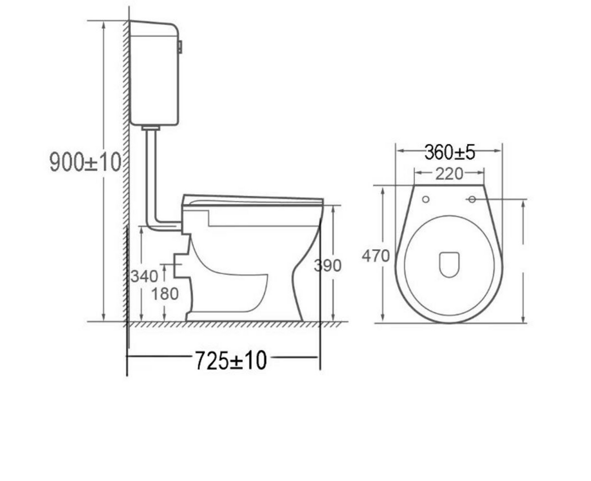 Kartell K-VIT Proton Low Level WC (PROLLPAN)
