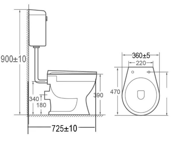 Kartell K-VIT Proton Low Level WC (PROLLPAN)
