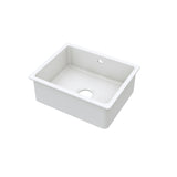 Nuie Fireclay Single Bowl Rectangular Inset Sink With Central Waste And Overflow – 548 x 442mm, 711 x 482mm & 762 x 457mm, photo 2