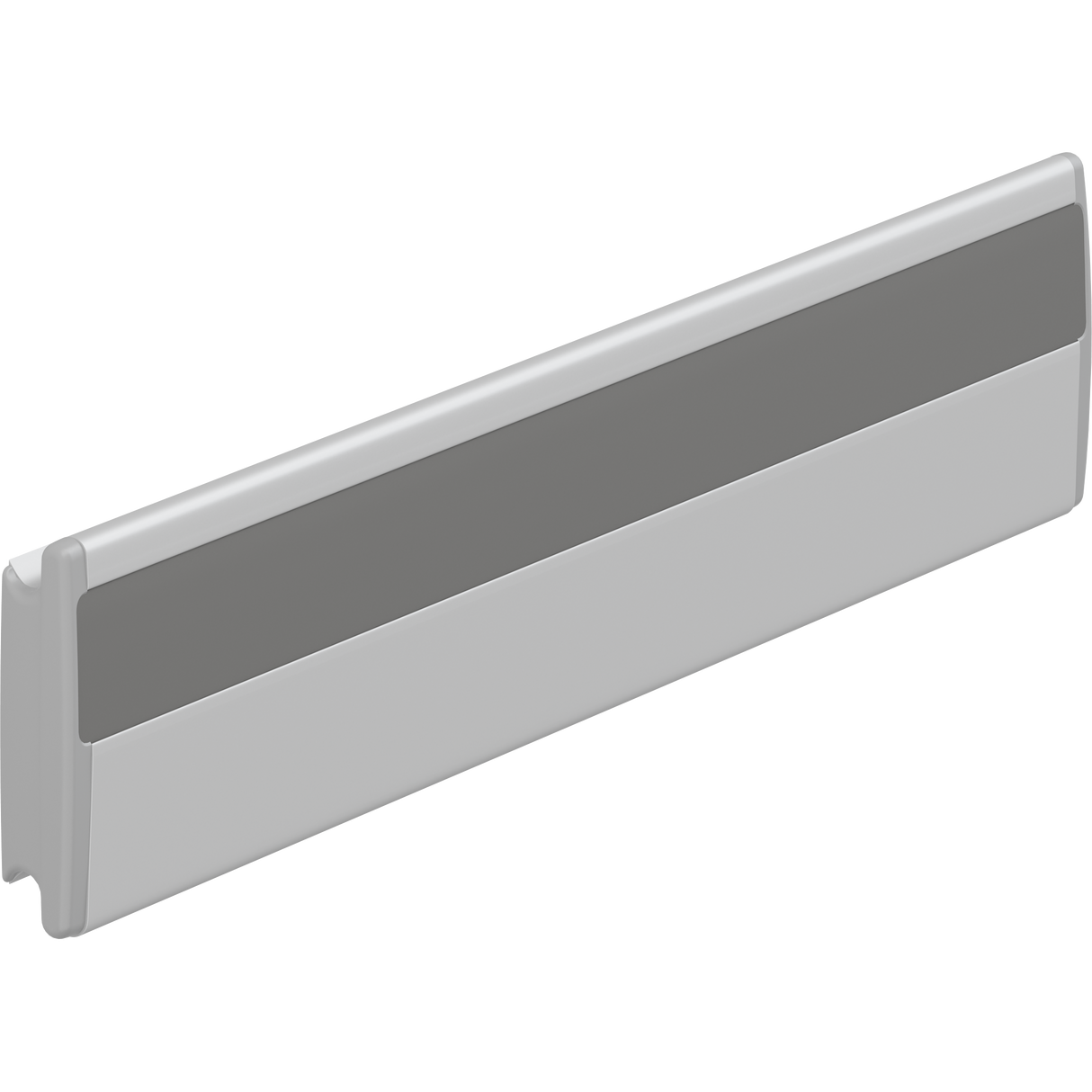 Pressalit PLUS Wall Track for Horizontal Mounting 600mm Anthracite Grey R9806112