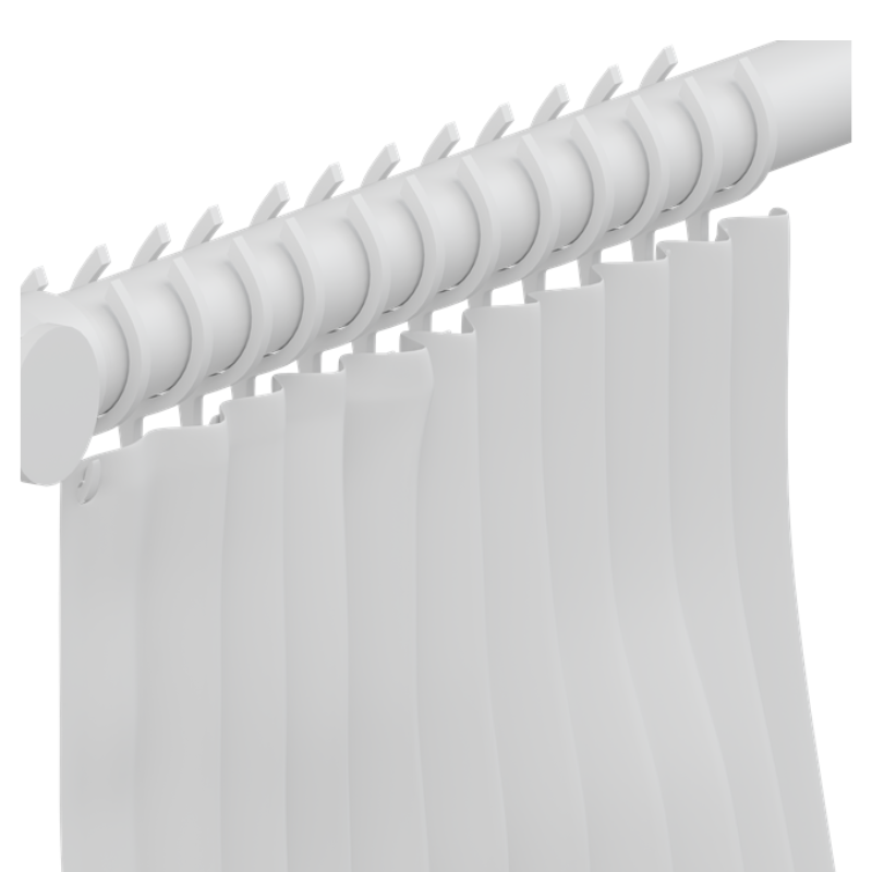 Pressalit Shower Curtain 1800 mm x 2000 mm, 2 pcs RT205000