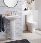 Kartell K-VIT Primo Round Rimless Short Projection Open Back Pan- White Gloss (PRI-SP-RO)
