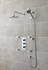 Nuie Triple Thermostatic Shower Valve With Diverter – Chrome, photo 4