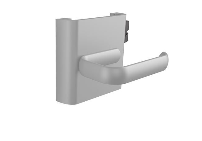 Pressalit PLUS Toilet Paper Holder for Vertical Wall Track (R9323)