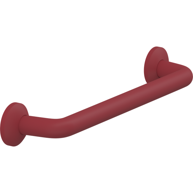 Pressalit PLUS straight handrail – 450 mm, Red