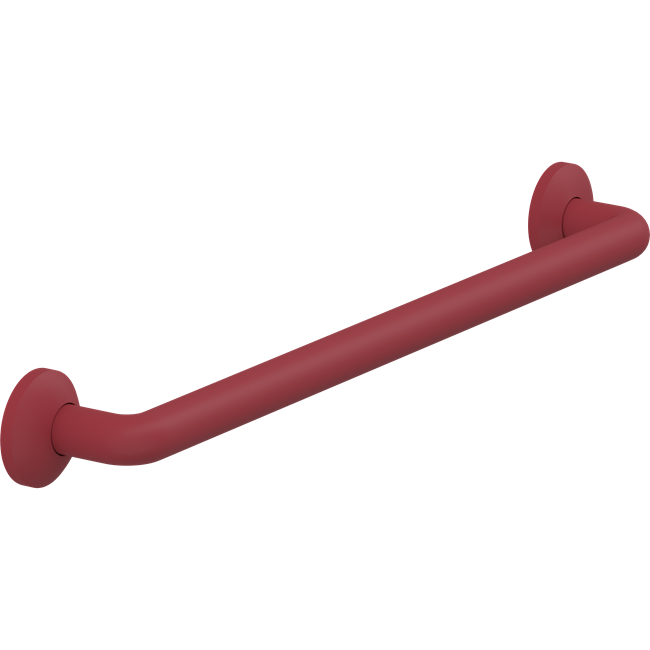 Pressalit PLUS straight handrail – 600 mm, Red