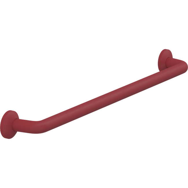 Pressalit PLUS straight handrail – 800 mm, Red