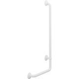 Pressalit PLUS angled handrail – 400 x 900 mm, Right, White