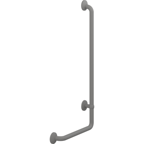 Pressalit PLUS angled handrail – 400 x 900 mm, Right, Anthracite