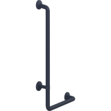 Pressalit PLUS angled handrail – 400 x 900 mm, Left, Dark Blue