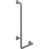 Pressalit PLUS angled handrail – 400 x 900 mm, Left, Anthracite