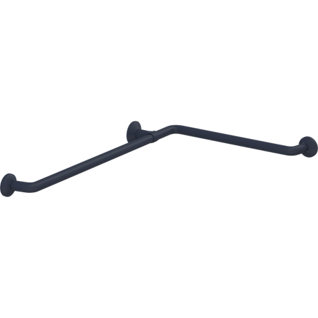 Pressalit PLUS corner handrail – 762 x 475 mm, Dark Blue