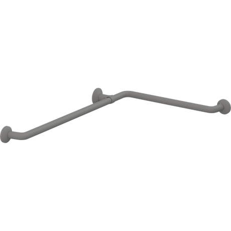Pressalit PLUS corner handrail – 762 x 475 mm, Anthracite