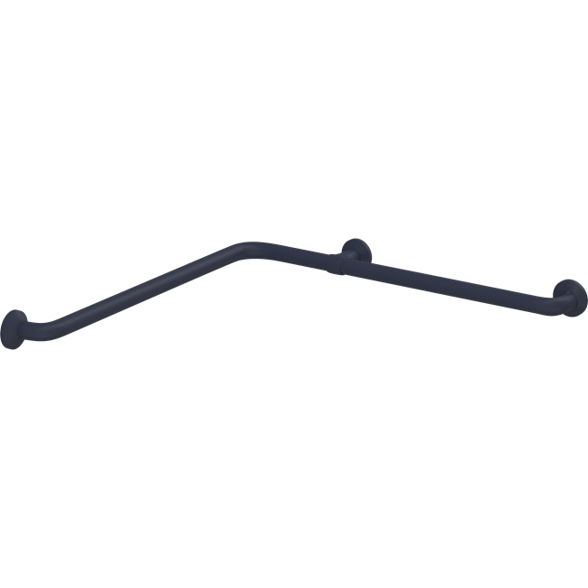 Pressalit PLUS corner handrail – 762 x 762 mm, Dark Blue