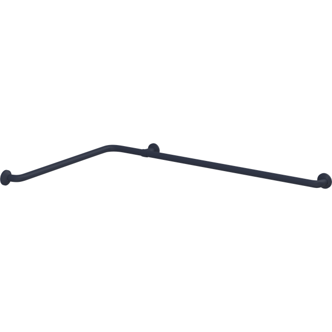 Pressalit PLUS corner handrail – 762 x 1200 mm, Dark Blue