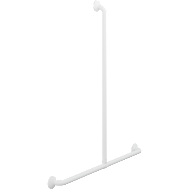 Pressalit PLUS handrail & shower rail combination – White