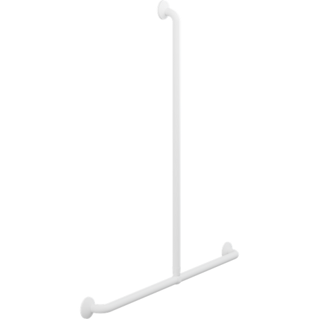 Pressalit PLUS handrail & shower rail combination – White