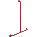 Pressalit PLUS handrail & shower rail combination – Red