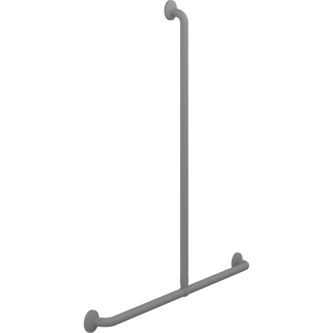 Pressalit PLUS handrail & shower rail combination – Anthracite
