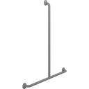 Pressalit PLUS handrail & shower rail combination – Anthracite