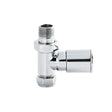 Nuie Straight Radiator Valve Pack (Pairs) – Chrome