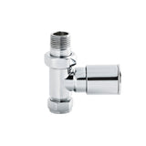 Nuie Straight Radiator Valve Pack (Pairs) – Chrome