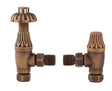Nuie Thermostatic Radiator Valve Pack – Antique Brass, Chrome or Satin Nickel
