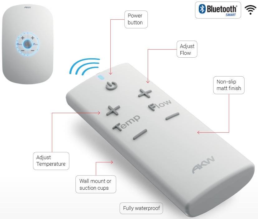 AKW SmartCare Plus Wireless Shower Remote Control