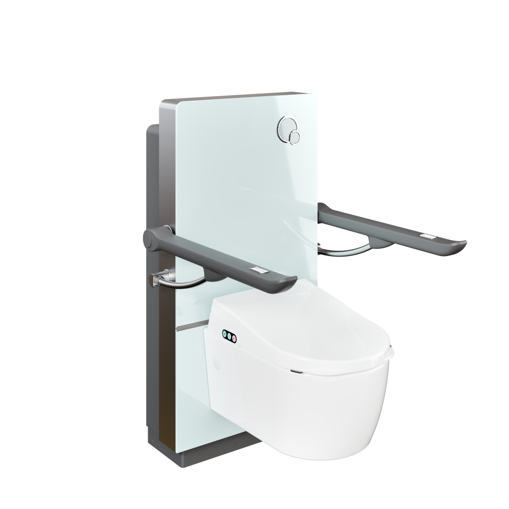 AKW Rise & Fall Height Adjustable Toilet Unit – Cistern Unit, Wall-Hung Pan or Both, photo 3