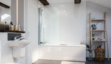 AKW Curved Top Bath Shower Screen, photo 2