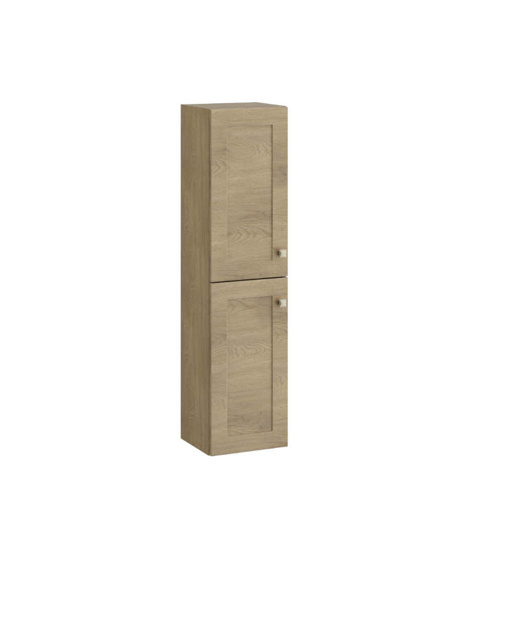 Kartell K-VIT Sanctuary Wall Hung Tall Unit- Torro Oak (SAN300TU-TO)
