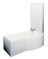Nuie B-Shaped Shower Bath With Screen, Side Panel And Leg Set – 1500mm & 1700mm, photo 3