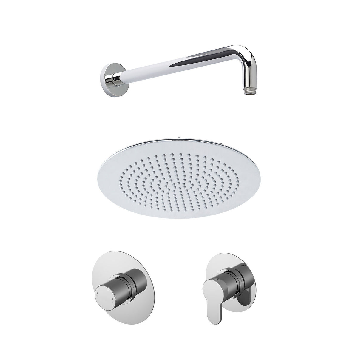 Nuie Arvan 1 Outlet Concealed Thermostatic Shower Valve – Chrome, photo 2