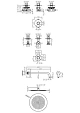 Nuie Arvan 1 Outlet Concealed Thermostatic Shower Valve – Chrome, photo 3