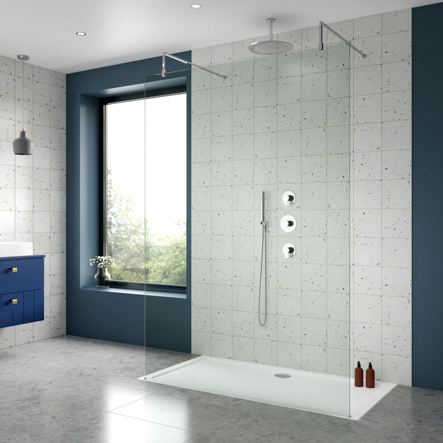 Nuie Arvan 2 Outlet Concealed Shower Valve With Stop Taps – Chrome