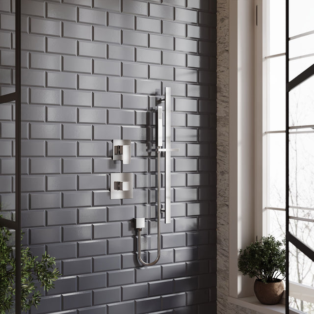 Nuie Windon Concealed 1 Outlet Thermostatic Shower Valve With Cartridge – Chrome