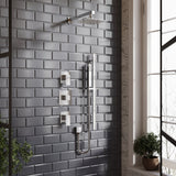 Nuie Windon Concealed 2 Outlet Thermostatic Shower Valve With Diverter – Chrome