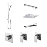 Nuie Windon Concealed 3 Outlet Shower Valve – Chrome, photo 2