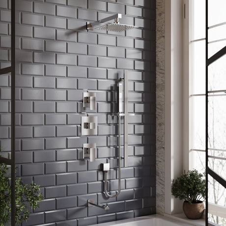 Nuie Windon Concealed 3 Outlet Shower Valve – Chrome