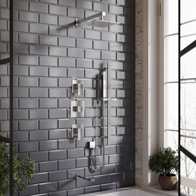 Nuie Windon Concealed 3 Outlet Shower Valve – Chrome