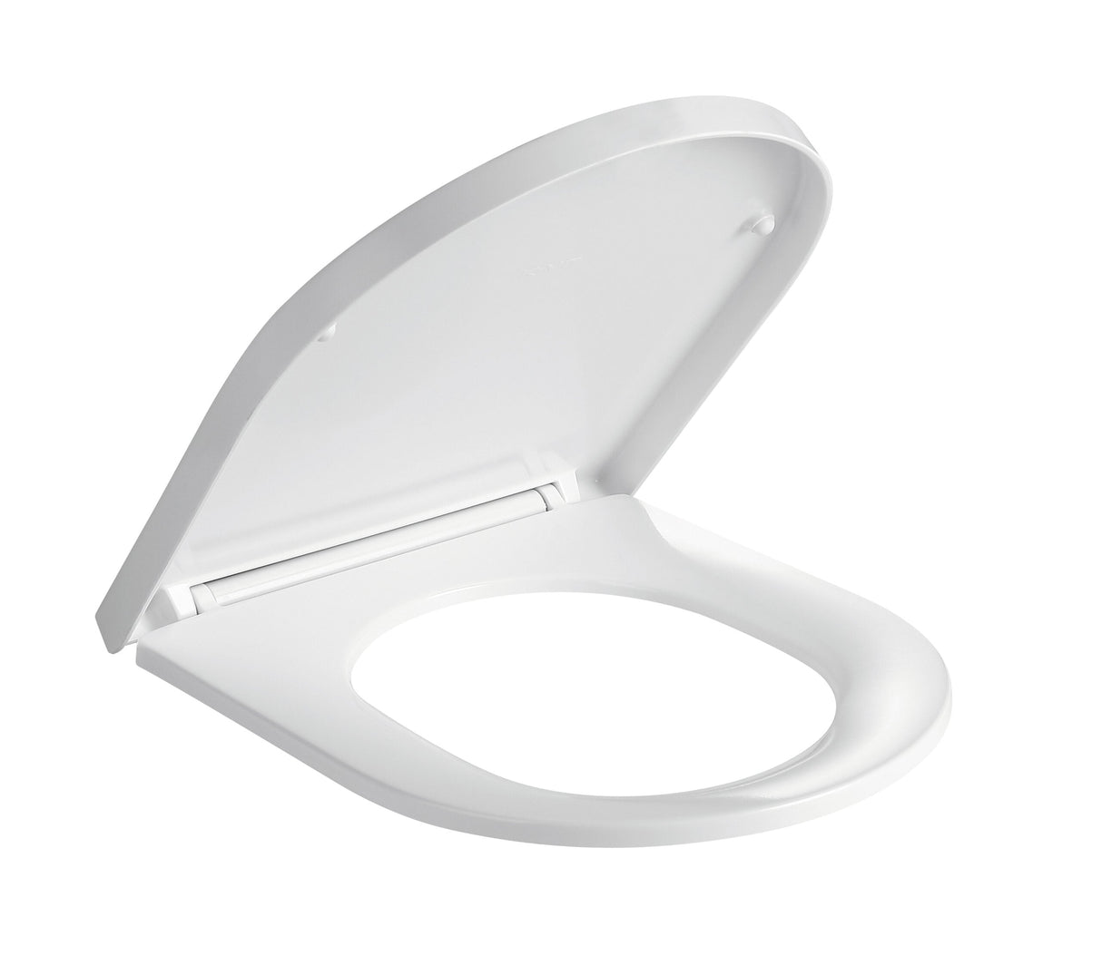 Kartell K-VIT slim wrapover D soft close toilet seat for 630mm plus projection pans in white - SEA630D
