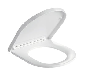 Kartell K-VIT slim wrapover D soft close toilet seat for 630mm plus projection pans in white - SEA630D