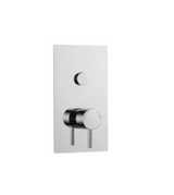 Kartell K-VIT Plan Single Round Push Button Concealed Thermostatic Shower Valve SHO006PL