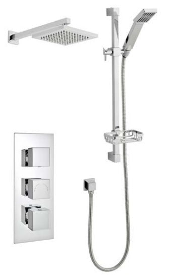 Kartell K-VIT Pure Option 6 Triple Thermostatic Concealed Shower
