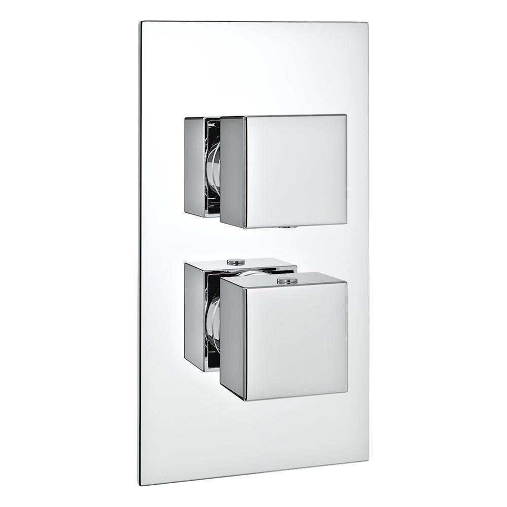 Kartell K-VIT Pure Concealed Thermostatic Shower Valve And Diverter Chrome (SHO027PR)