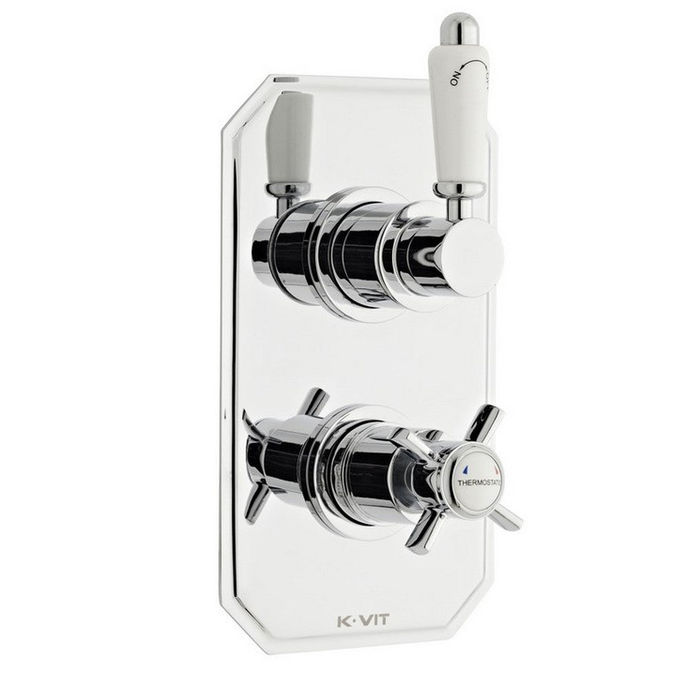 Kartell K-VIT Klassique Concealed Thermostatic Shower Valve And Diverter Chrome (SHO043KL)